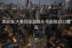 黑丝操:大象回家视频永不迷路2023蘑菇