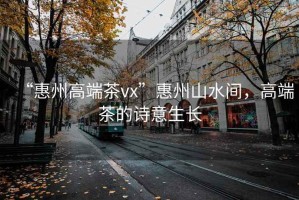 “惠州高端茶vx”惠州山水间，高端茶的诗意生长