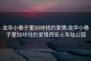 龙华小巷子里50块钱的爱情:龙华小巷子里50块钱的爱情西安火车站公园