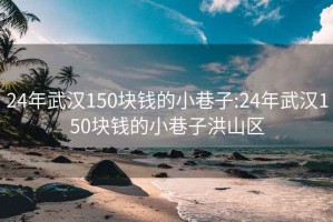 24年武汉150块钱的小巷子:24年武汉150块钱的小巷子洪山区