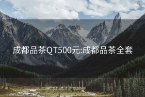 成都品茶QT500元:成都品茶全套