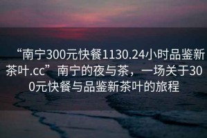 “南宁300元快餐1130.24小时品鉴新茶叶.cc”南宁的夜与茶，一场关于300元快餐与品鉴新茶叶的旅程