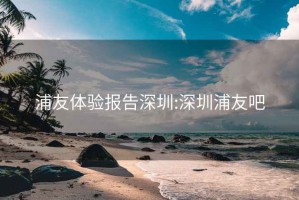 浦友体验报告深圳:深圳浦友吧