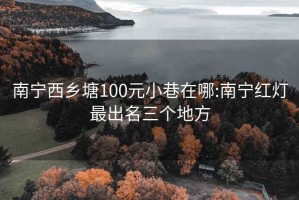 南宁西乡塘100元小巷在哪:南宁红灯最出名三个地方