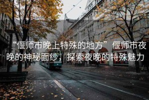 “偃师市晚上特殊的地方”偃师市夜晚的神秘面纱，探索夜晚的特殊魅力