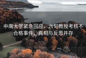 中南大学紧急回应，六旬教授考核不合格事件，真相与反思并存