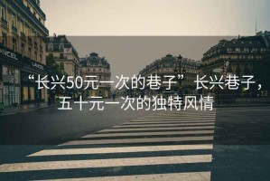 “长兴50元一次的巷子”长兴巷子，五十元一次的独特风情