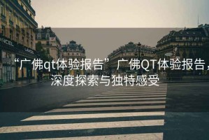 “广佛qt体验报告”广佛QT体验报告，深度探索与独特感受