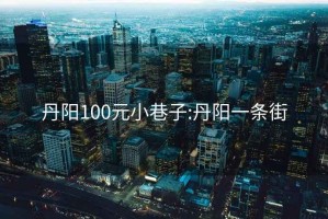 丹阳100元小巷子:丹阳一条街