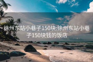 徐州东站小巷子150块:徐州东站小巷子150块钱的饭店