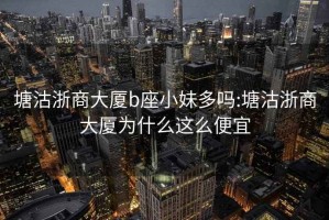 塘沽浙商大厦b座小妹多吗:塘沽浙商大厦为什么这么便宜