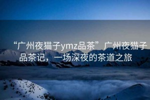 “广州夜猫子ymz品茶”广州夜猫子品茶记，一场深夜的茶道之旅