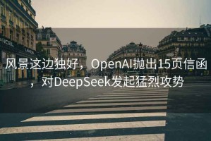 风景这边独好，OpenAI抛出15页信函，对DeepSeek发起猛烈攻势