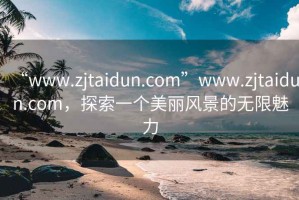 “www.zjtaidun.com”www.zjtaidun.com，探索一个美丽风景的无限魅力