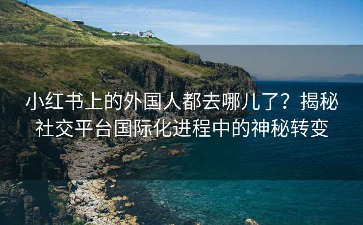 小红书上的外国人都去哪儿了？揭秘社交平台国际化进程中的神秘转变