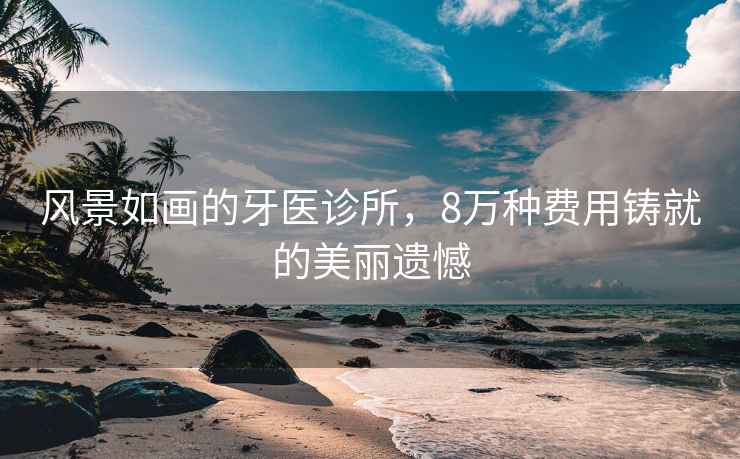 风景如画的牙医诊所，8万种费用铸就的美丽遗憾