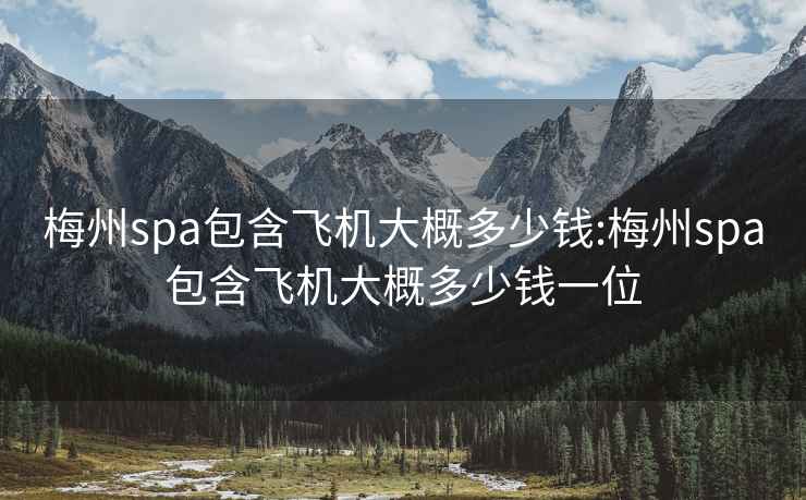 梅州spa包含飞机大概多少钱:梅州spa包含飞机大概多少钱一位