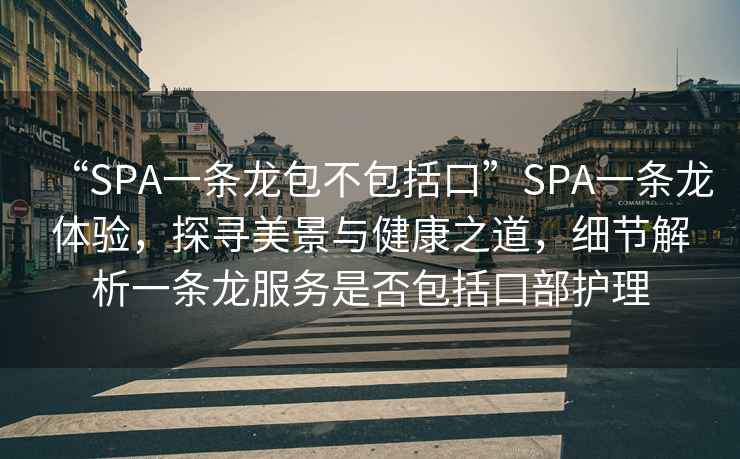 “SPA一条龙包不包括口”SPA一条龙体验，探寻美景与健康之道，细节解析一条龙服务是否包括口部护理